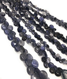 Natural Iolite Beads, Gemstone Beads, Wholesale Beads, Bulk Beads, Jewelry Making Supplies, 8"" Strand