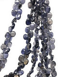 Natural Iolite Beads, Gemstone Beads, Wholesale Beads, Bulk Beads, Jewelry Making Supplies, 8"" Strand