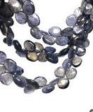 Natural Iolite Beads, Gemstone Beads, Wholesale Beads, Bulk Beads, Jewelry Making Supplies, 8"" Strand