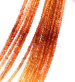 Carnelian Gemstone Beads, Natural Carnelian Beads, Jewelry Supplies for Jewelry Making, Bulk Wholesale Beads, 3.5-4mm, 13.25" Strand