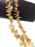 Citrine Gemstone Beads - Rough Polished, Citrine Beads, Jewelry Supplies for Jewelry Making, Bulk Beads, 8mm - 16mm, 7.75" Strand