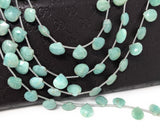 Amazonite Gemstone Beads,Jewelry Supplies forJewelry Making, Wholesale Beads, Bulk Beads, 8mm -9mm, 8" Strand