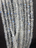 16" Rainbow Moonstone Beads, Moonstone Gemstone Beads, Wholesale Bulk Beads, AAA+ Quality, 3-5mm