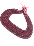 Natural Tourmaline Beads, Gemstone Beads, Pink Tourmaline Heishi Beads, Tourmaline Beads, Wholesale Beads, 5.5mm - 6mm, 13.25" Strand