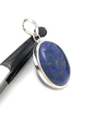 Lapis Lazuli Sterling Silver Gemstone Pendant, Sterling Silver Pendant, 925 Sterling Silver, September Birthstone, Natural Gemstone Pendant