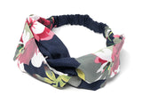 Printed Floral Turban Elastic Headband, Knotted Headwrap for Girls, Turban Elastic Headband for Women, 1 Pc