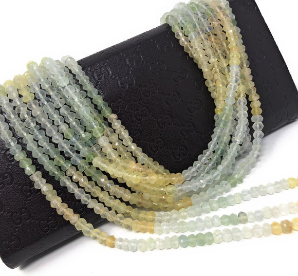 Prehnite Beads, Natural Shaded Prehnite Beads, Gemstone Beads, Bulk Wholesale Beads, Jewelry Supplies, 5mm, 12.5