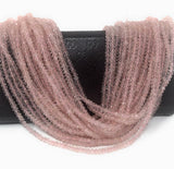 Rose Quartz Gemston Beads, Jewelry Supplies for Jewelry Making, Wholesale Supplies, Bulk Beads, 3.5- 4.5mm , 13" Strand