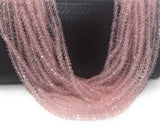 Rose Quartz Gemston Beads, Jewelry Supplies for Jewelry Making, Wholesale Supplies, Bulk Beads, AAA + Quality, 4mm -4.5mm , 13" Strand