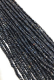 Black Tigers Eye Beads, Gemstone Beads, Jewelry Supplies for Jewelry Making, Wholesale Beads, Bulk Beads, 3-4mm , 13.5" Strand