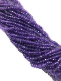 Natural Amethyst Beads, Jewelry Making Supplies, Wholesale Beads, Gemstone Beads, Bulk Beads, 4mm-4.5mm, 13" Strand