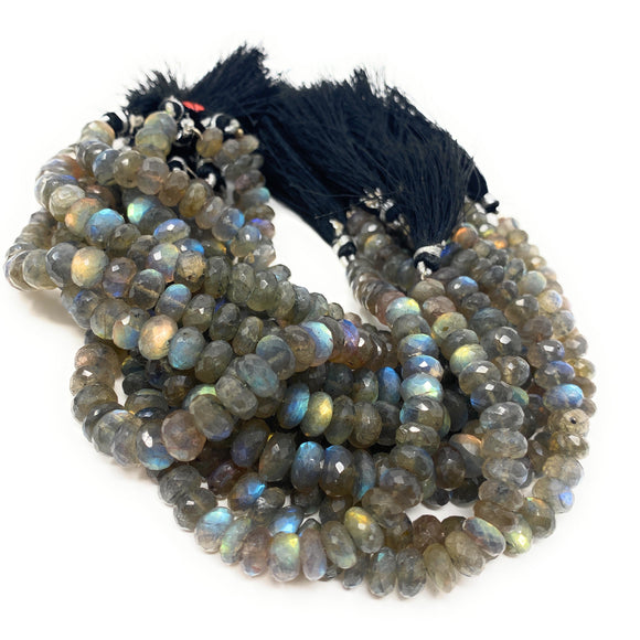 Labradorite Gemstone Beads, Bulk Wholesale Beads Jewelry Supplies for Jewelry Making, AAA Quality, 8-9mm , 8.75