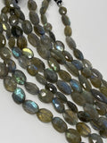 Labradorite Gemstone Beads, Bulk Wholesale Beads, Jewelry Supplies for Jewelry Making, Labradorite Beads, 8" Strand