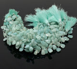 Amazonite Gemstone Beads, Jewelry Supplies forJewelry Making, Wholesale Beads, Bulk Beads, 8" Strand -15pcs Approx.