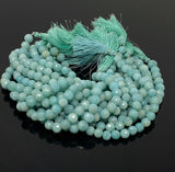 Amazonite Gemstone Beads, Jewelry Supplies forJewelry Making, Wholesale Beads, Bulk Beads, 8-10mm, 10" Strand