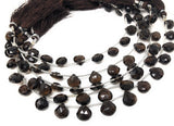 Natural Smokey Quartz Gemstone Beads, Jewelry Supplies for Jewelry Making, Wholesale Bulk Gemstone Beads, 8" Strand