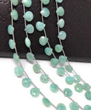 Amazonite Gemstone Beads,Jewelry Supplies forJewelry Making, Wholesale Beads, Bulk Beads, 8mm -9mm, 8" Strand