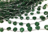 Green Strawberry Quartz Beads, Gemstone Beads, Jewelry Supplies for Jewelry Making, Wholesale Bulk Beads, 8" Strand