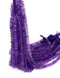 Natural Amethyst Beads, Jewelry Making Supplies, Wholesale Beads, Gemstone Beads, Bulk Beads, 9"Strand