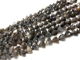 Gray Moonstone Beads, Gemstone Beads, Jewelry Supplies, Jewelry Making, Wholesale Beads, Bulk Beads, 7.5" Strand