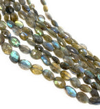 Labradorite Gemstone Beads, Bulk Wholesale Beads, Jewelry Supplies for Jewelry Making, Labradorite Beads, 8" Strand