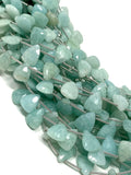 Amazonite Gemstone Beads, Jewelry Supplies forJewelry Making, Wholesale Beads, Bulk Beads, 8" Strand -15pcs Approx.