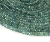7.5" Natural Tourmaline Beads, Gemstone Beads, Paraiba Tourmaline Beads, Indicolite Tourmaline Beads, Bulk Wholesale Beads, 3mm - 4.5mm