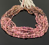 Pink Tourmaline Beads, Smooth Shaded Tourmaline Gemstone Beads, Wholesale Bulk Beads, Jewelry Supplies for Jewelry Making, 13.5" Strand