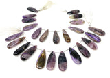 Natural Charoite Gemstone Beads, Jewelry Supplies for Jewelry Making, Wholesale Beads, Bulk Beads, 8” Strand