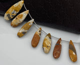 Natural Jasper Gemstone Beads, Jasper Beads for Jewelry Making, Wholesale Bulk Beads, 8” Str/ 12 Pcs