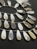 Rare Opal Onyx Combination Gemstone Beads, Jewelry Supplies, Wholesale Bulk Beads, 24- 37mm, 7” Strand/ 12 Pcs