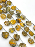 Natural Bumble Bee Jasper Beads, Jasper Gemstone Beads, Bulk Wholesale Beads, Jewelry Supplies, 7.5” Strand