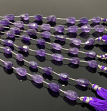 Natural Amethyst Gemstone Beads, Amethyst Beads, Jewelry Supplies for Jewelry Making, Bulk Wholesale Beads, 7” Strand