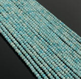 Natural Amazonite Gemstone Beads, Jewelry Supplies, Wholesale Bulk Beads, 4mm - 5mm, 13” Strand