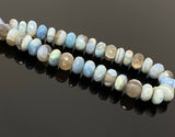 Natural Boulder Opal Gemstone Beads, Jewelry Supplies, Wholesale Beads, Bulk Beads, 7.5” Strand