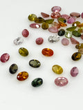 10 Pcs Tourmaline Cut Stones, Natural Multi Tourmaline Loose Gemstones, AAA Quality , 6x4mm, Wholesale Gemstones