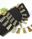 Natural Bio Chalcedony Gemstone Beads, Bio Chalcedony Faceted Beads, Jewelry Supplies, Wholesale Bulk Beads, 8” Strand