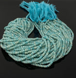 Natural Amazonite Gemstone Beads, Jewelry Supplies, Wholesale Bulk Beads, 4mm - 5mm, 13” Strand