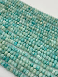 Natural Amazonite Gemstone Beads, Jewelry Supplies, Wholesale Bulk Beads, 4mm - 5mm, 13” Strand