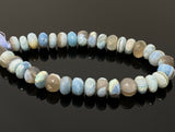 Natural Boulder Opal Gemstone Beads, Jewelry Supplies, Wholesale Beads, Bulk Beads, 7.5” Strand