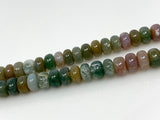 Natural Green and Pink Opal Round Smooth Beads, Gemstone Beads, 8-9mm, 14” Strand