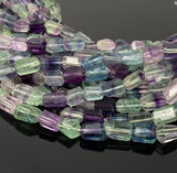 Natural Multi Fluorite Nugget Beads, Gemstone Beads, Jewelry Supplies, Wholesale Bulk Beads, 9mm - 13mm, 10” Strand