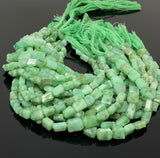 Natural Chrysoprase Gemstone Beads - Nugget Beads, Bulk Wholesale Beads, Jewelry Supplies, 10” Strand