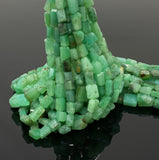 Natural Chrysoprase Gemstone Beads - Nugget Beads, Bulk Wholesale Beads, Jewelry Supplies, 10” Strand