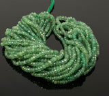 8" Emerald Beads, Zambian Emerald Beads, Wholesale Bulk Gemstone Beads, Jewelry Supplies