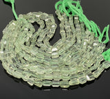 Natural Green Amethyst Nugget Gemstone Beads, Prasiolite Beads, Bulk Wholesale Gemstone Beads, 10” Strand