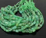 Natural Chrysoprase Gemstone Beads - Nugget Beads, Bulk Wholesale Beads, Jewelry Supplies, 10” Strand