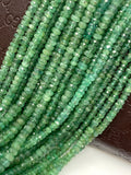 8" Emerald Beads, Zambian Emerald Beads, Wholesale Bulk Gemstone Beads, Jewelry Supplies