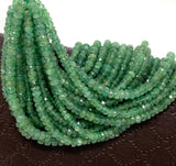 8" Emerald Beads, Zambian Emerald Beads, Wholesale Bulk Gemstone Beads, Jewelry Supplies