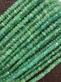 8" Emerald Beads, Zambian Emerald Beads, Wholesale Bulk Gemstone Beads, Jewelry Supplies